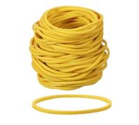 PATIKIL Elastici, 2.4" x 3/50" 500 Pz Gialli Elastici Resistenti Di Gomma Misure Assortite Articoli Per L'Ufficio Per Casa Cartelle Giochi Da Tavolo E Archivio
