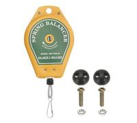 PATIKIL Equilibratore a Molla Retrattile, 6.6-11lbs (3-5kg) Cuscinetto Strumento Equilibratore di Carico a Molla 9 Piedi Cavo Regolabile Porta-Retrattore con Posizionatore, Giallo