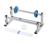PATIKIL Estensibile Avvolgi Erogatore Estensibile Pellicola Erogatore Macchina Pallet Inox Acciaio con 4pz Pellicola Slide Taglierina per 35 cm/13,8" Estensibile Avvolgibile