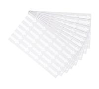 PATIKIL Etichette Adesive Piccole Freccia, 180 Pezzi Etichetta Adesiva Codice Colore per Gas Flusso Direzione Ispezione Difetto Marcatura, Bianco, 30x12mm