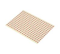 PATIKIL Etichette Adesive Piccole Freccia, 2 Fogli Etichetta Rotondo Adesiva Codice Colore per Marcatura Difetti del Prodotto, Rosso, 8mm Dia