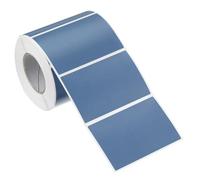 PATIKIL Etichette Codifica a Colori Rettangolari 3" x 2", 500Pz Etichette Adesive Rettangolari Colorate Etichette Adesive per Spostamenti Inventario Ufficio Imballaggio Scatola, Blu Scuro