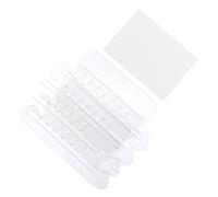 PATIKIL Etichette per Cartelle da 3 Pollici, 50pz Schede Cartelle Etichette Plastica Trasparente Cartelle Sospese, Raccoglitori Un'Identificazione Rapida e Un'Organizzazione Efficiente