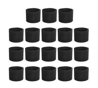 PATIKIL Fascia Capitano Calcio, 18Pz Fascia Braccio Capitano Calcio Fascia Braccio Capitano Elastica Fascia Braccio Sport per Capitani per Gioventù Squadra Calcio Allenamento Nero