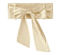 PATIKIL Fascia In Satin, 1 Pc Cintura Nuda In Satin Per Matrimoni Feste Accessorio Per Balli Decorazione Per Lauree Compleanni Accessorio Fai Da Te Per Ritorni A Casa, Champagne