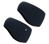 PATIKIL Fascia Riscalda Orecchie, 2 Pezzi Fascia Riscalda Orecchie In Pile Polare Invernale Elastica Fascia Sudore Running Essenziale Per Jogging Camminata Sci, Blu Navy