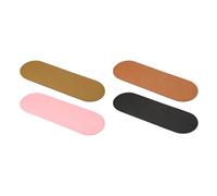 PATIKIL Felt Base Shaper 12x4 Pollici, 4 Pezzi Sottoborsa Rinforzo Fondo Borsa Inserto Ovale Per Borse A Mano Tote Crossbody Zaini, Nero/Marrone Scuro/Marrone/Rosa