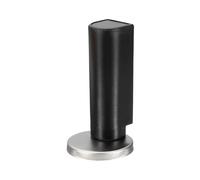 PATIKIL Fermaporta magnetico, con magnete, senza trapano, antivento, adesivo, per casa, ufficio, camera da letto, bagno, nero