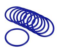 PATIKIL Fiera Lancio-Cerchio Cerchio 8.5cm ID, 12pz plastica Cerchio per Esterni Party Favor Gioco Stand, Blu