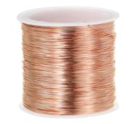 PATIKIL Filo Rame Nudo Solido da 26 Calibro, 328 Piedi/100M Legami Steli Piante Metalliche in Filo Rame Puro Perline Morbide l'Artigianato Gioielli, Tonalità Rame (0.016")