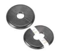 PATIKIL Flangia Divisa a Parete, 16,5mm Copriforo con Piastra Autoadesiva Rotonda in ABS Copri Tubi Termosifoni Copertura per Decorazione Rubinetto Tubo Acqua Bagno Cucina, 2 Pezzi, Grigio