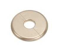 PATIKIL Flangia Divisa a Parete, 23,5mm Copriforo con Piastra Autoadesiva Rotonda in ABS Copri Tubi Termosifoni Copertura per Decorazione Rubinetto Tubo Acqua Bagno Cucina, Oro