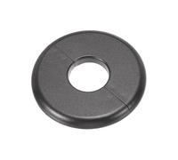 PATIKIL Flangia Divisa a Parete, 28mm Copriforo con Piastra Autoadesiva Rotonda in ABS Copri Tubi Termosifoni Copertura per Decorazione Rubinetto Tubo Acqua Bagno Cucina, Grigio