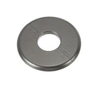 PATIKIL Flangia Divisa a Parete, 34,5mm Copriforo con Piastra Autoadesiva Rotonda in ABS Copri Tubi Termosifoni Copertura per Decorazione Rubinetto Tubo Acqua Bagno Cucina, Grigio