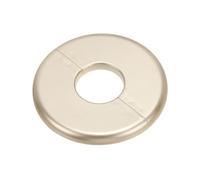 PATIKIL Flangia Divisa a Parete, 34,5mm Copriforo con Piastra Autoadesiva Rotonda in ABS Copri Tubi Termosifoni Copertura per Decorazione Rubinetto Tubo Acqua Bagno Cucina, Oro