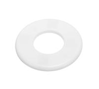 PATIKIL Flangia Divisa a Parete, 51mm Copriforo con Piastra Autoadesiva Rotonda in ABS Copri Tubi Termosifoni Copertura per Decorazione Rubinetto Tubo Acqua Bagno Cucina, Bianco