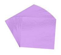 PATIKIL Fogli di Foglia Oro per Arte 8.5x9.5cm, 100 PCS Carta Metallo Foglia Oro per DIY Artigianato Resina Mobili Unghie Dipinti Decorazione Casa, Viola Chiaro