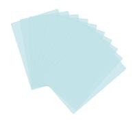 PATIKIL Foglio di Lettura Guidata Formato A4, 10pz Filtro di Correzione in Gel Illuminazione Sovrapposizione Colorata Pellicola Trasparente per Aula Studio Fotografico, Azzurro