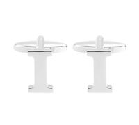 PATIKIL Gemelli Con Iniziale, Lettera Classica I In Rame Per Uomo 26 Lettere Dalla A Alla Z Con Scatola Per Uomo Padre Marito Matrimoni Regalo Compleanno Aziendale Festa, Tonalità Argento