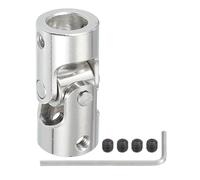 PATIKIL Giunto Universale Rotabile Albero Diametro Interno Da 10mm A 10mm | Di Sterzo, Giunto A Croce Connettore, Accessori, Con Viti M4, Per Modelli Di Robot A Motore