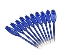 PATIKIL Golf Punteggio Matite con Gomma, 10pz Rettangolo Clip Plastica 2H Pennarello Penne per Sport Giochi Meeting, Blue