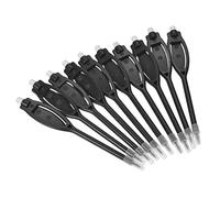 PATIKIL Golf Punteggio Matite con Gomma, 20pz Ovale Clip Plastica 2H Pennarello Penne per Sport Giochi Meeting, Nero