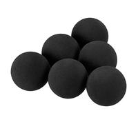 PATIKIL Golf Schiuma Palline, 10pz Eva Spugna 42mm Esercizio Volo Altalena Esercitazione per Interni Allenamento, Nero