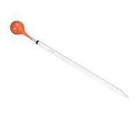 PATIKIL Graduato Contagocce Pipette Kit, 1 Set 50ml Borosilicato Vetro Pipette con Gomma Spremi Lampadina per Trasferimento Liquido per Laboratorio, Chimica, Trasparente