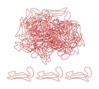 PATIKIL Graffetta Carina A Forma Di Scoiattolo, 30 Pezzi Graffette Piccole In Metallo Divertenti Per Articoli Di Cancelleria Segnalibri Organizzazione File Documenti Decorazione Casa, Rosa