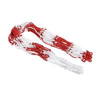 PATIKIL Grande borsa a rete per palloni da 10 - 12 palline, per il trasporto di pallacanestro in poliestere, borsa per pallavolo, calcio, rosso bianco