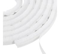 PATIKIL Guarnizione Autoadesiva Spazzola, Guarnizione Pile, Spazzola Sigillante, Paraspifferi Spazzola Adesivo, Isolamento per Telaio Porta Finestra, Bianco (16ft Lx3/8"Wx3/8"H)