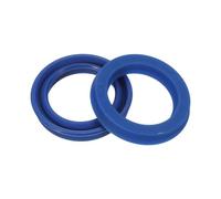 PATIKIL Guarnizione per Albero Radiale Un 25mm ID x 35mm Od x 6mm Larghezza, 2Pz Guarnizione in Pu per Albero Cuscinetto Industriale Pompe Pistoni Cilindri, Blu