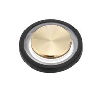 PATIKIL Joystick da gioco per cellulare, joystick touch screen a spirale con scatola portaoggetti per tablet e smartphone, oro/nero