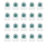 PATIKIL Lampada Presa T5, 50pz Fluorescente Luce Supporto, Portalampada/G13 Lampada Fluorescente Attacco per Sostituzione Tubi Fluorescenti Integrati a LED, Bianco Verde