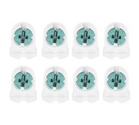 PATIKIL Lampada Presa T5, 8pz Fluorescente Luce Supporto, Portalampada/G13 Lampada Fluorescente Attacco per Sostituzione Tubi Fluorescenti Integrati a LED, Bianco Verde