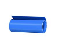 PATIKIL Larghezza 160mm Piatto Larghezza PVC Calore Restringente Tubo, Filo Avvolgi Restringibile Tubo per Doppio Strato 18650 1 Metro, Blue