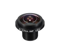 PATIKIL Lente per Telecamera Cctv 1,7 Mm, Lente Telecamera Sicurezza Fpv F2.0 5Mp 185° Angolo Visione Ampio Lente a Scheda Filettata M12 per Telecamera Ip Panoramica