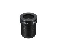 PATIKIL Lente per Telecamera Cctv 6mm, Lente Telecamera Sicurezza Fpv F2.0 5Mp 70° Angolo Ampio Lente Filettata M12 per Telecamera Ip Panoramica