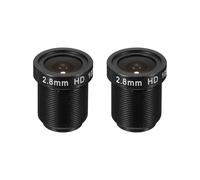 PATIKIL Lente Telecamera Cctv 2,8 Mm, Lente Telecamera Sicurezza Fpv F2.5 2Mp 1080P Lente Telecamera Super Chiara 128° Lente Grandangolare Filettata M12 per Telecamera Ip Panoramica, 2Pz