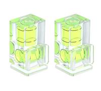 PATIKIL Livella di copertura hot shoe per fotocamera, 2 pezzi, 2 assi, livella a bolla a bolla a bolla standard, compatibile con Nikon per Fujifilm e Pentax universale DSLR/SLR, verde