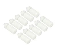 PATIKIL M3 Distanziale Viti, 100pz Nylon Esagonale PCB Distanziali Dadi per Schede Madri, Computer Custodie, Circuiti Schede, Elettronica, (10mm+6mm, Bianco)