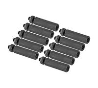 PATIKIL M3 Nylon Esagonale Distanziale Viti Dadi, 50pz PCB Maschio Femmina Filettato Kit per Schede Madri, Computer Custodie, Circuito Schede, Elettronica (20mm+6mm, Nero)