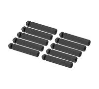 PATIKIL M3 Nylon Esagonale Distanziale Viti Dadi, 50pz PCB Maschio Femmina Filettato Kit per Schede Madri, Computer Custodie, Circuiti Schede, Elettronica (30mm+6mm, Nero)