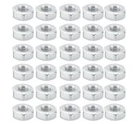 PATIKIL M3x0.5 Acciaio Dadi Esagonali 150pz Metrico Filettatura Dadi Viti Bullone Dispositivi Fissaggio Hardware Finitura Zincata per Lampade Macchinari Manutenzione 2.5mm Altezza