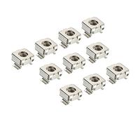 PATIKIL M4 Gabbia Dadi Carbonio Acciaio Nichel Placcato per Server Cremagliera Armadi, Argento Tono 30pz