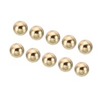 PATIKIL M4 x 9mm Dadi a Sfera Pomelli, Pz20 Tappi a Sfera Perforazione Acciaio Maniglia Foro Cieco Decorazione Dado Lampada Mobili o Progetto Fai-Da-Te, Tonalità Oro