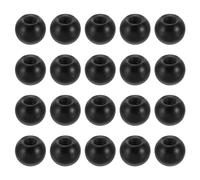 PATIKIL M4 x 9mm Dadi a Sfera Pomelli, Pz30 Tappi a Sfera Perforazione Acciaio Maniglia Foro Cieco Decorazione Dado Lampada Mobili o Progetto Fai-Da-Te, Nero
