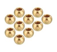 PATIKIL M6x1 Filettatura Cappuccio Dadi Pomello, 10pz Ottone Sfera Lampada decorazioni Vite Cappucci Dado per Mobili Illuminazione