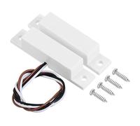 PATIKIL Magnetico Reed Interruttore, 1 Set Normalmente Aperto Chiuso NC NO Cablato Montato Superficie Porta Finestra Contatto Switch per Casa Sicurezza
