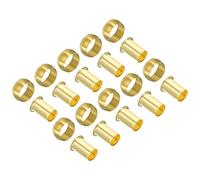 Patikil Manicotti a compressione e puntali in ottone OD da 12 mm, confezione da 20 pezzi, kit assortito di raccordi a compressione per tubi di aria, acqua, gas